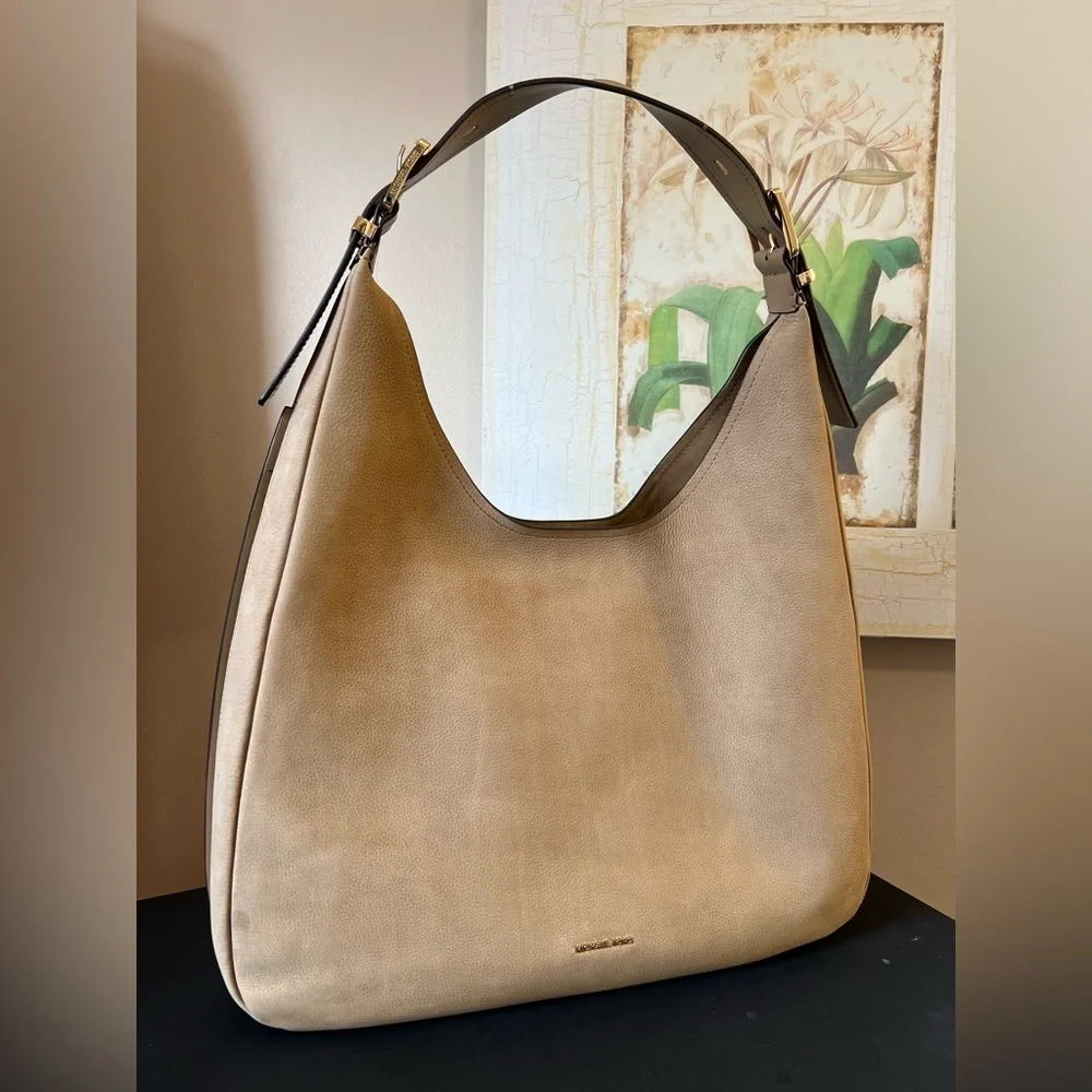 Michael Kors Nolita Hobo Leather Shoulder Bag NWT